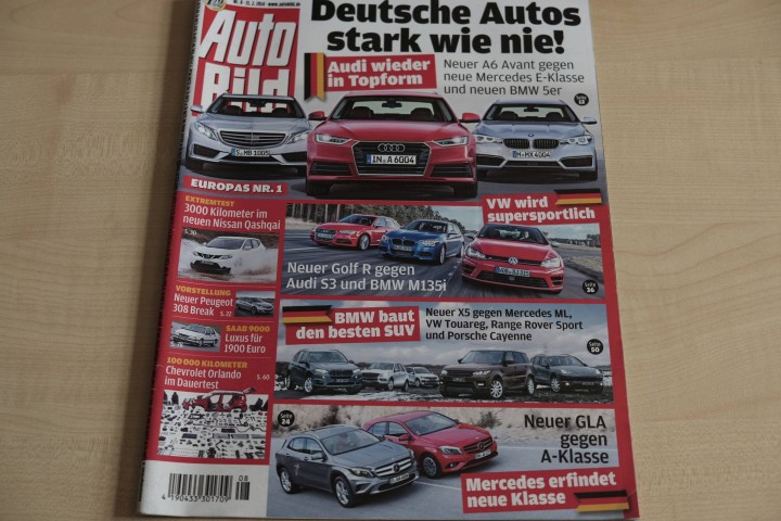 Deckblatt Auto Bild (08/2014)